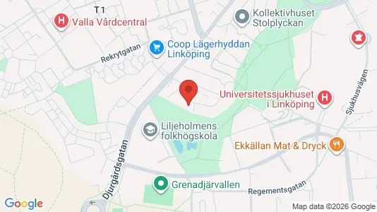 Lägenheter att hyra i Linköping - kort over placeringen