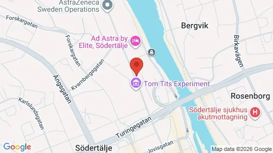 Lägenheter att hyra i Södertälje - kort over placeringen