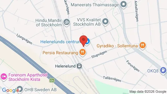 Lägenheter att hyra i Sollentuna - kort over placeringen