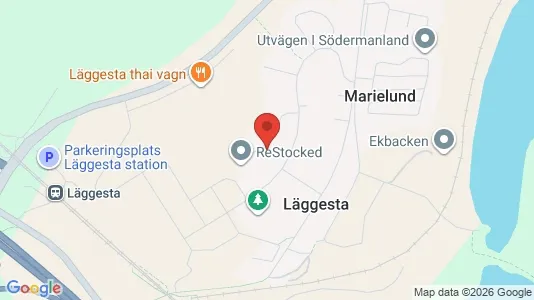 Lägenheter att hyra i Strängnäs - kort over placeringen