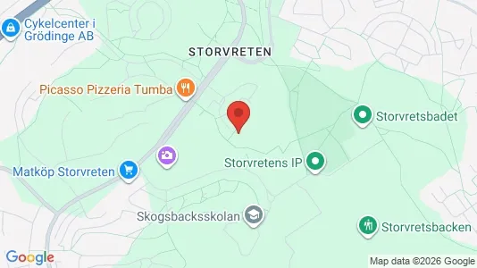 Lägenheter att hyra i Botkyrka - kort over placeringen