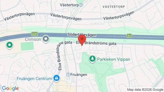Lägenheter att hyra i Söderort - kort over placeringen