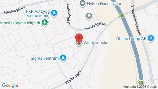 Lägenheter att hyra i Upplands Väsby - kort over placeringen