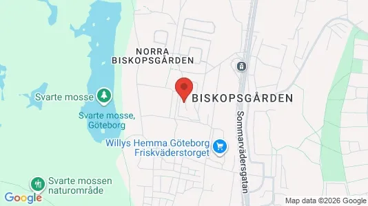 Lägenheter att hyra i Västra hisingen - kort over placeringen