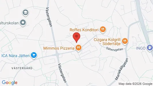 Lägenheter att hyra i Södertälje - kort over placeringen