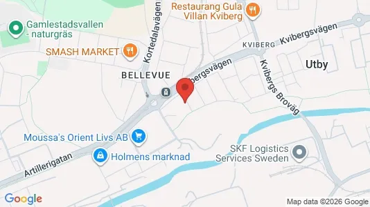 Lägenheter att hyra i Göteborg Östra - kort over placeringen