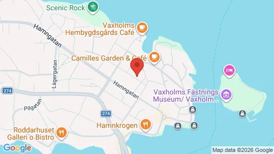 Lägenheter att hyra i Vaxholm - kort over placeringen