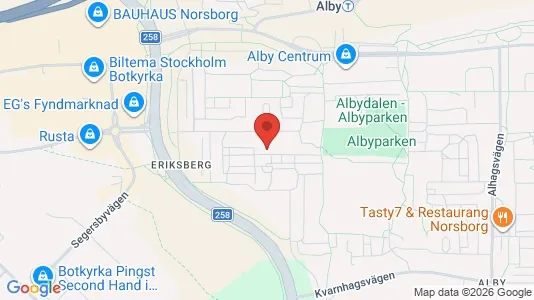 Lägenheter att hyra i Botkyrka - kort over placeringen