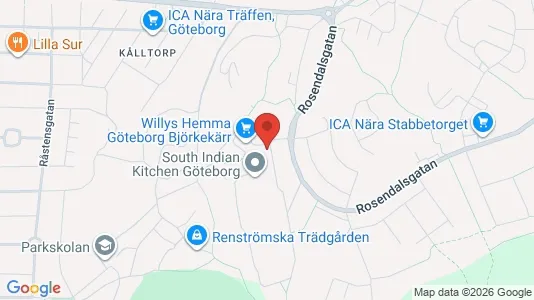 Lägenheter att hyra i Örgryte-Härlanda - kort over placeringen