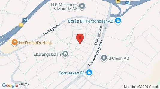 Lägenheter att hyra i Borås - kort over placeringen