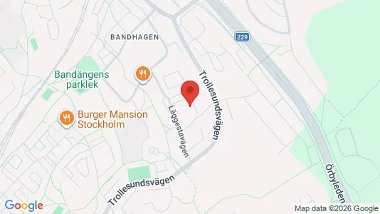 Lägenheter att hyra i Söderort - kort over placeringen