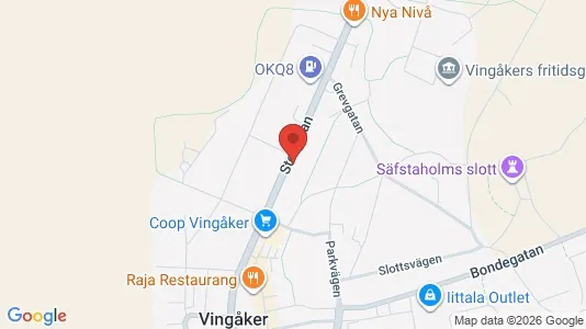 Lägenheter att hyra i Vingåker - kort over placeringen