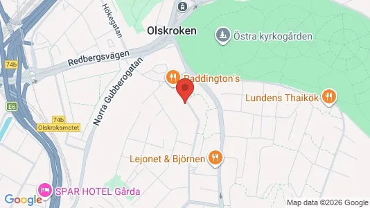 Lägenheter att hyra i Örgryte-Härlanda - kort over placeringen