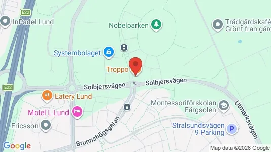 Lägenheter att hyra i Lund - kort over placeringen