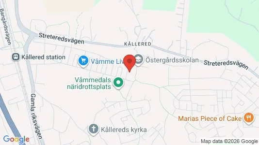 Lägenheter att hyra i Mölndal - kort over placeringen