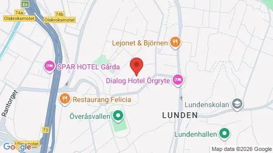 Lägenheter att hyra i Örgryte-Härlanda - kort over placeringen