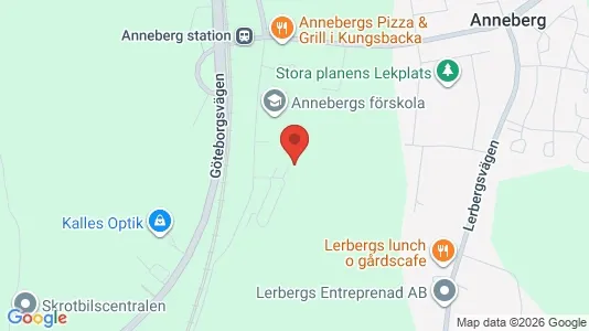 Lägenheter att hyra i Kungsbacka - kort over placeringen
