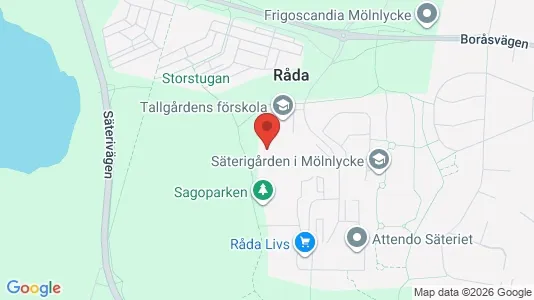 Lägenheter att hyra i Härryda - kort over placeringen