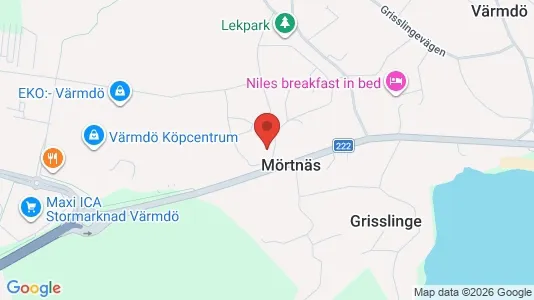 Lägenheter att hyra i Värmdö - kort over placeringen