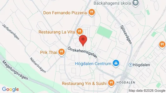 Lägenheter att hyra i Söderort - kort over placeringen