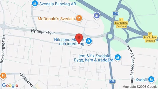 Lägenheter att hyra i Svedala - kort over placeringen