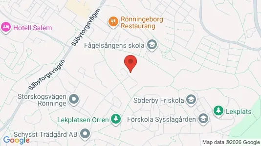 Lägenheter att hyra i Salem - kort over placeringen
