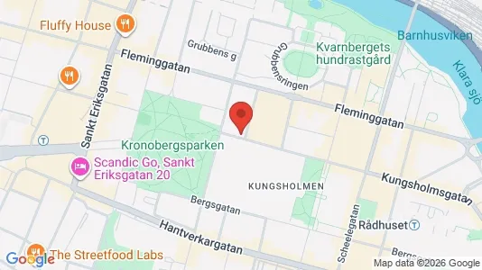 Lägenheter att hyra i Kungsholmen - kort over placeringen