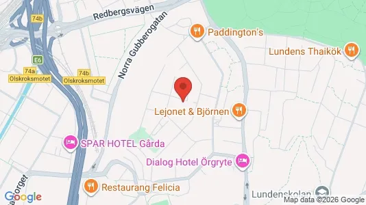 Lägenheter att hyra i Örgryte-Härlanda - kort over placeringen