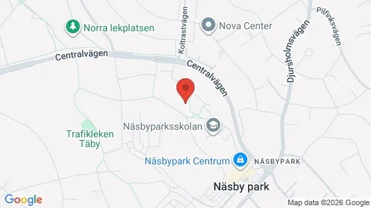 Lägenheter att hyra i Täby - kort over placeringen
