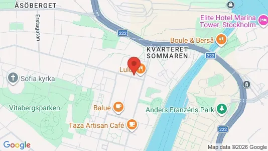 Lägenheter att hyra i Södermalm - kort over placeringen