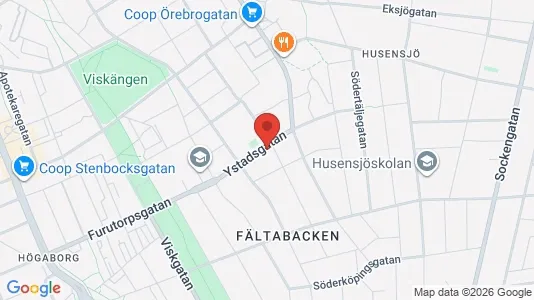 Lägenheter att hyra i Helsingborg - kort over placeringen