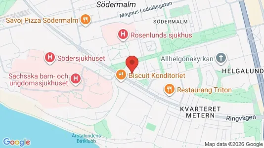 Lägenheter att hyra i Södermalm - kort over placeringen