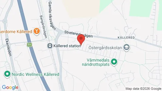 Lägenheter att hyra i Mölndal - kort over placeringen