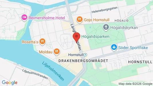 Lägenheter att hyra i Södermalm - kort over placeringen