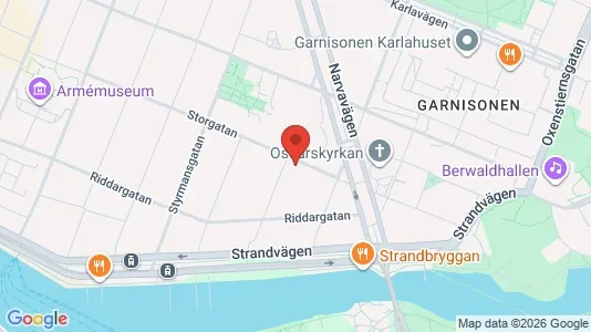 Lägenheter att hyra i Östermalm - kort over placeringen