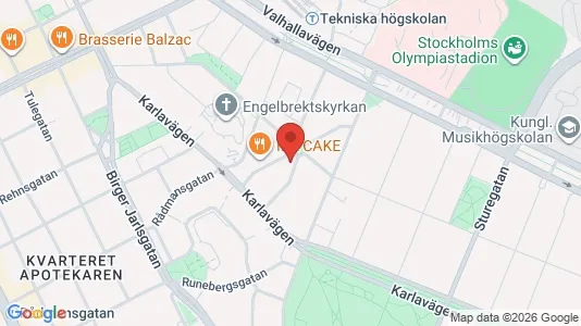 Lägenheter att hyra i Östermalm - kort over placeringen