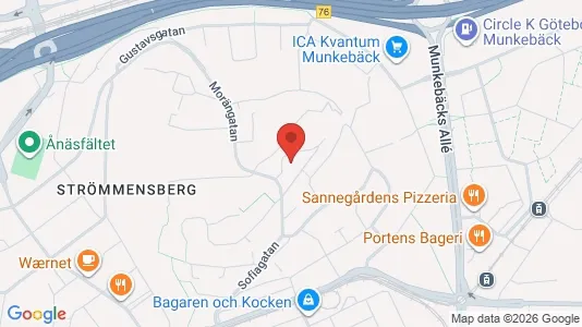 Lägenheter att hyra i Örgryte-Härlanda - kort over placeringen