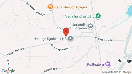 Lägenheter att hyra i Haninge - kort over placeringen