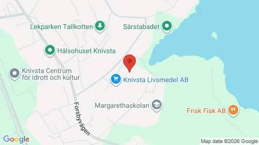 Lägenheter att hyra i Knivsta - kort over placeringen