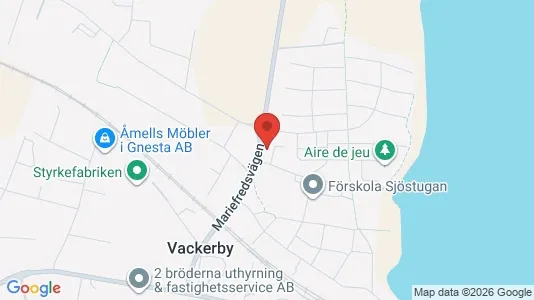 Lägenheter att hyra i Gnesta - kort over placeringen