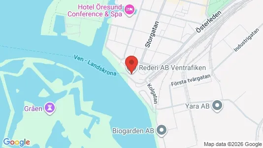 Lägenheter att hyra i Landskrona - kort over placeringen