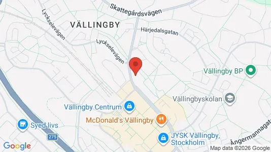 Lägenheter att hyra i Västerort - kort over placeringen