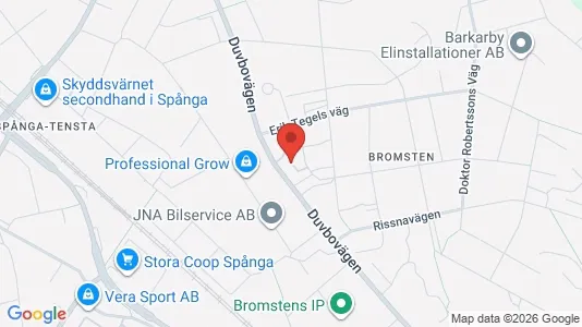 Lägenheter att hyra i Västerort - kort over placeringen