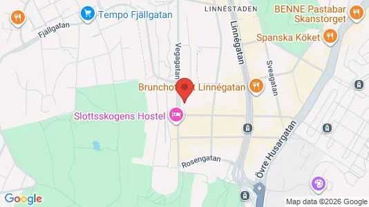 Lägenheter att hyra i Göteborg Centrum - kort over placeringen