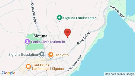 Lägenheter att hyra i Sigtuna - kort over placeringen