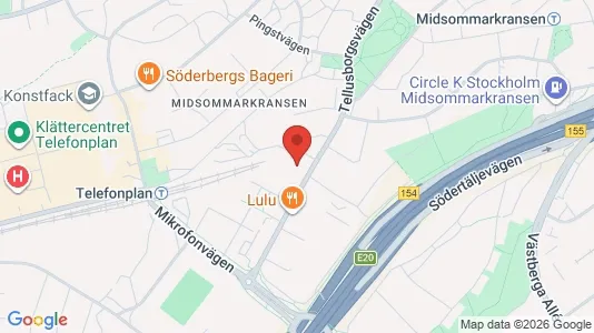 Lägenheter att hyra i Söderort - kort over placeringen