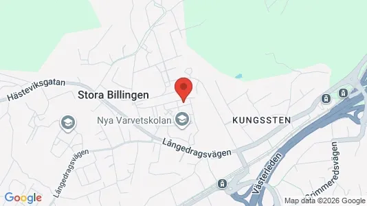 Lägenheter att hyra i Göteborg Västra - kort over placeringen