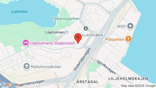 Lägenheter att hyra i Södermalm - kort over placeringen