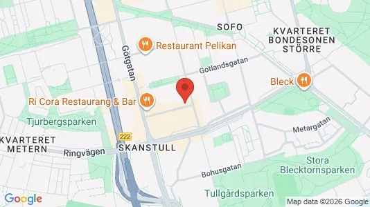 Lägenheter att hyra i Södermalm - kort over placeringen