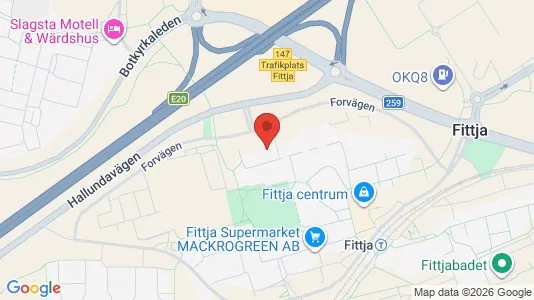 Lägenheter att hyra i Botkyrka - kort over placeringen
